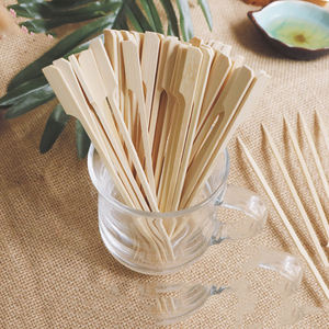Offre Spéciale Noué pagaie séché pour Massage Séché Brochette de Bambou Plat de 4 pouces 6 pieds brindilles curvy bambou Brochette - Product Image 5