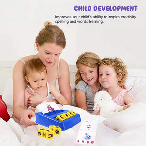 Jeu de <span class=keywords><strong>math</strong></span>ématiques et d'association de lettres Montessori en bois, jouet d'apprentissage précoce pour enfants, jouet cognitif d'anglais - Product Image 2