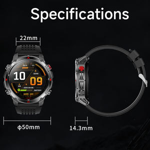 Montre connectée <span class=keywords><strong>GPS</strong></span> sportive étanche IP68 la plus vendue avec longue autonomie, suivi de la fréquence cardiaque, suivi de la forme physique et lampe torche pour hommes et femmes - Product Image 3
