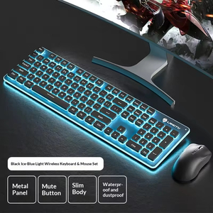 Mechanical Feel Silent Wireless Keyboard Waterproof Office Keyboard For Laptop <b>Computer</b> Gift Keyboard And Mouse Combo Set - Product Image 6