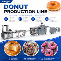 Mesin Pembuat Roti Otomatis Komersial Longyu SV-209 Lini Produksi Donat Bagel Kapasitas Tinggi Bersertifikasi CE