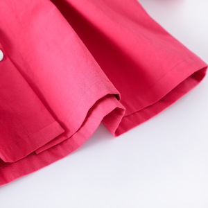 Primavera autunno nuovi vestiti da ragazza camicette camicie tinta unita in cotone principessa ragazze camicia a maniche lunghe - Product Image 3