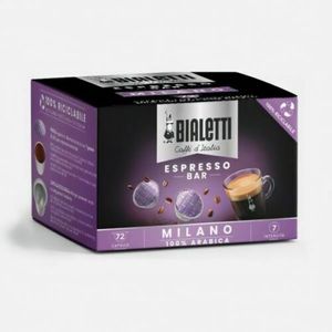 Bialetti MILANO Confezione Multipla da 72 Capsule per Macchine Monodose 0,25g/Capsula - Product Image 1