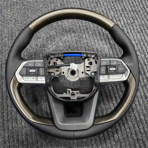 Volante de madera compatible con Mark2 Vios Harrier Hilux Vigo RAV4 Raize Avalon Aqua Innova Wigo Vellfire Anh20 Agya Gr3 - Product Image 1