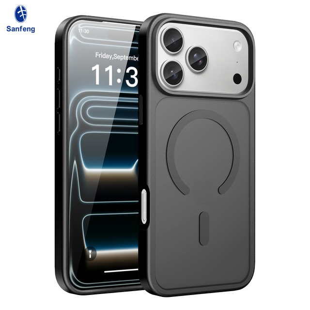 Factory Direct Luxury iPhone 17 18 Pro Max Case Matte Soft Touch Cover Shockproof Custom Magnetic Mobile Phone Case Wholesale