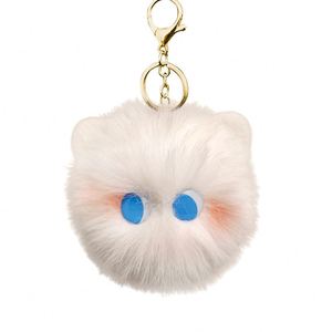 Porte-clés en peluche chaton rose mignon à faible MOQ, idéal pour sacs d'école de filles, pendentifs et petits cadeaux promotionnels en solde - Product Image 5
