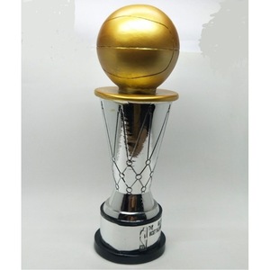 Trofeo de Campeonato de Baloncesto de 25 cm, Premio MVP de Resina para Aficionados al Deporte - Product Image 1