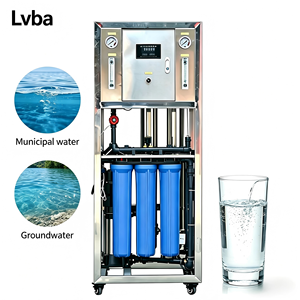 Système de purification d'eau par osmose inverse commercial 500 LPH pour le traitement direct de l'eau potable - Product Image 1