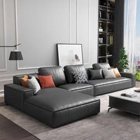 Großes Ecksofa Modernes Echtes Wohnzimmermöbel-Design Komfortables Sofa Modulares Sofa Bestseller Neu Designt