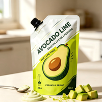 Sachet Doypack Premium en PE liquide pour vinaigrette, remplissable à froid, avec bec verseur et bouchon à vis
