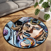 Tapis épais JOJO en forme de CD, doux, lavable, découpé sur mesure, tufté, pour la maison, l'hôtel et le bureau - Vente en gros