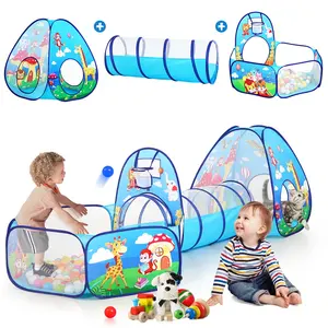 Wholesale Indoor Outdoor Play Tents Children Playhouse with Climbing Tunnel Toy for Toddlers