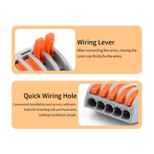 Conectores <span class=keywords><strong>de</strong></span> Cable Eléctricos Universales Compactos DIY GO, Conexión Rápida <span class=keywords><strong>de</strong></span> <span class=keywords><strong>Cables</strong></span>, Terminales <span class=keywords><strong>de</strong></span> Empalme Rápido - Product Image 4