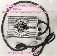 Meilleur prix, chargeur au lithium portable 1,5 KW, 20A 30A 35A 48V 60V 72V, charge rapide haute performance pour véhicule à basse vitesse