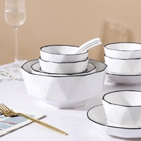 Ensemble d'assiettes à dîner en céramique, prix Offre Spéciale, nouveaux ensembles de dîner en porcelaine de style 2022
