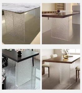 Pata <span class=keywords><strong>de</strong></span> mesa <span class=keywords><strong>de</strong></span> acrílico <span class=keywords><strong>transparente</strong></span> suspendida en forma <span class=keywords><strong>de</strong></span> T para mesa <span class=keywords><strong>de</strong></span> comedor, escritorio, tablero <span class=keywords><strong>de</strong></span> <span class=keywords><strong>pizarra</strong></span>, o estructura <span class=keywords><strong>de</strong></span> soporte para isla <span class=keywords><strong>de</strong></span> cocina. - Product Image 4