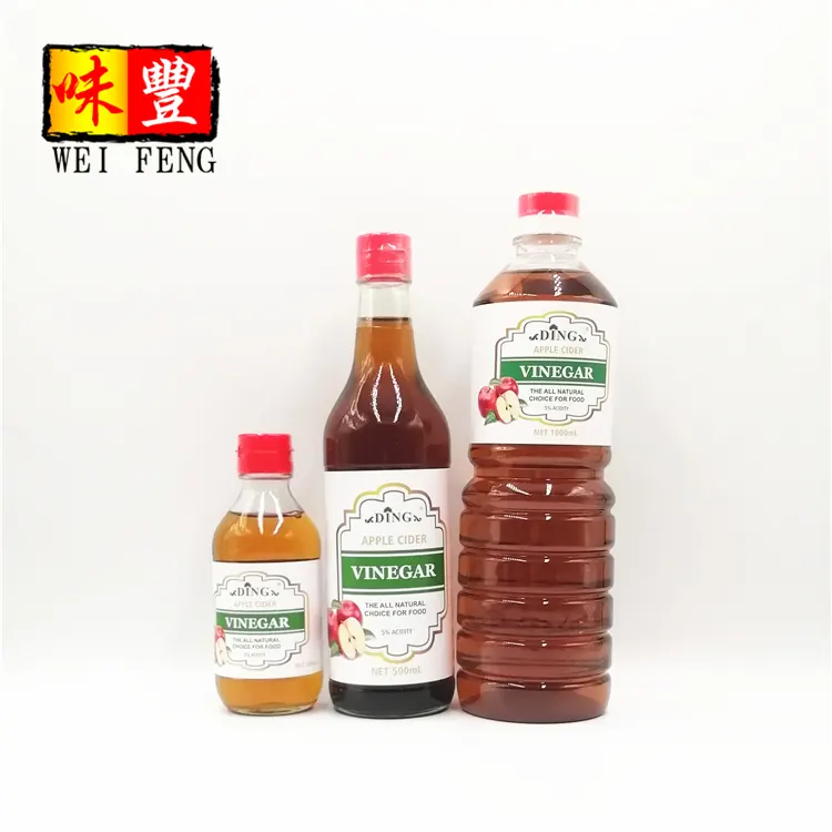 HACCP BRC OEM Chinese brands factory fruit vinegar bulk apple cider vinegar drink