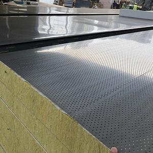 Panel de Lana de Roca de <span class=keywords><strong>Acero</strong></span> <span class=keywords><strong>Inoxidable</strong></span> de Doble Cara, <span class=keywords><strong>Acero</strong></span> <span class=keywords><strong>Inoxidable</strong></span> 304 / Panel de Purificación de Lana de Roca de Alta <span class=keywords><strong>Densidad</strong></span> - Product Image 1