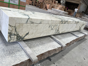 Ý paonazzetto đá cẩm thạch TV bảng trắng đá cẩm thạch TV đứng đá tự nhiên Veneer gỗ TV tủ hiện đại sang trọng - Product Image 5