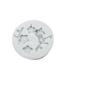 Molde de silicona DIY para rama de flor de durazno, para chocolate, fudge, resina, decoración de pasteles, herramienta de manualidades - Product Image 4