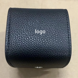 Coffret de luxe noir en cuir pour montres, boîte d'emballage complète avec logo, étuis et boîtes de voyage pour montres homme et femme - Product Image 6