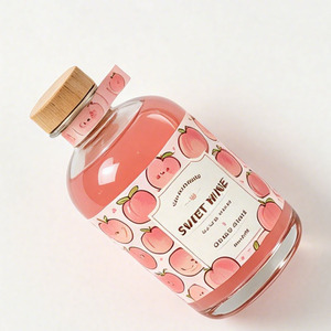 Bouteille en verre vide de 250 ml, 500 ml, 3750 ml pour vin de fruits, <span class=keywords><strong>vodka</strong></span>, gin, rhum, alcool, café, whisky, moonshine, liqueur avec bouchon - Product Image 3
