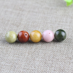 Alashan Jade Round Beads Loose Beads For DIY <b>Bracelet</b> Spacer Jewelry Accessories Everyday Wear Unisex Collectible - Product Image 3