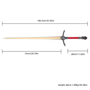 Espadas Gemelas de Rellana de Elden Ring de 107 cm - Arma de Cosplay del <span class=keywords><strong>Caballero</strong></span> de la Luna Doble, Artículo de Juego Popular - Product Image 6