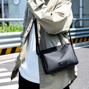 Cross-border Minimalist <b>Small</b> PU Crossbody <b>Bag</b> Men High-end Large-capacity Breathable Versatile Outdoor Commuting Travel Street - Product Image 3