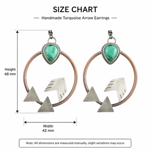 Orecchini Pendenti Vintage a Forma di Freccia Curva Blu-Verde, Gioielli da Sposa alla Moda per Donne - Product Image 5