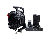 Convertisseur multiplexeur fibre optique pour caméra TV vers OB Van en EFP, convertisseur 4K SDI vers fibre avec sortie en boucle, retour vidéo PGM