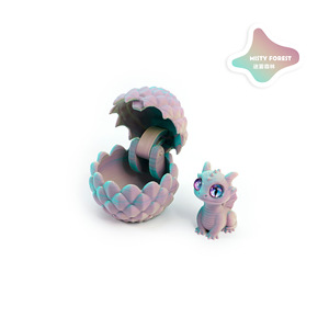 Giocattoli Stampati in 3D in PLA, Figure di Draghi e Uova, Decorazioni da Scrivania - Product Image 5