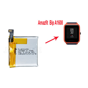 Batería de Repuesto Recargable de Polímero de Litio de 200 mAh y 3.8 V, PL402120V, para Reloj <span class=keywords><strong>Huami</strong></span> <span class=keywords><strong>Amazfit</strong></span> <span class=keywords><strong>Bip</strong></span> <span class=keywords><strong>S</strong></span> 1S A1608 - Product Image 4