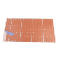 Bantalan Pemanas Silikon Konduktivitas Termal Tinggi Tahan Suhu Tinggi 94-V0 Tahan Api Kekuatan Tarik 0.13Mpa untuk CPU/GPU/LED