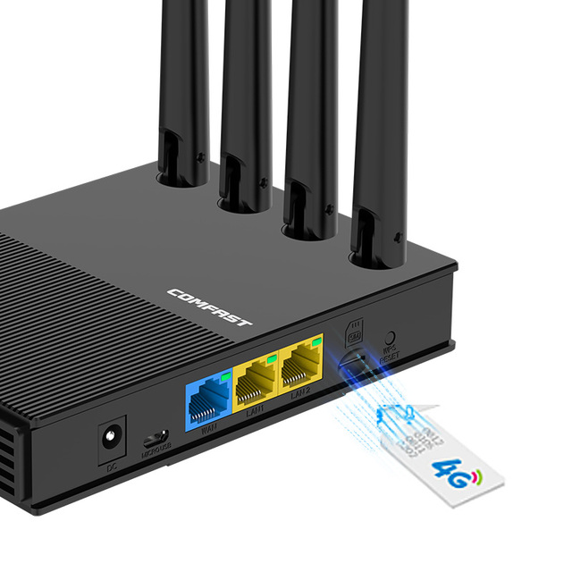 Comfast Cpe Wi-fi Router 4g Modem 4g Lte Router with Sim Card Slot