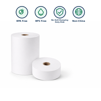 Rouleau de papier thermique 80x80mm sans BPA ni BPS pour caisse enregistreuse TPV, distributeur automatique de billets, vente en gros usine