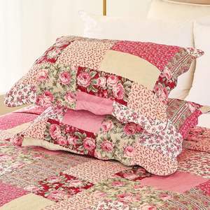 Élégant ensemble de couette réversible AllSeason Cmfshape avec taies <span class=keywords><strong>d</strong></span>'<span class=keywords><strong>oreiller</strong></span> Queen Size <span class=keywords><strong>90x90</strong></span> Romantic Pink - Product Image 3