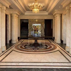 TMZ STONE Grande dalle de marbre doré araignée polie moderne pour comptoirs d'îlot de cuisine - Product Image 4