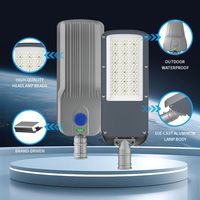 Lampadaire LED 50W IP65 Étanche en Aluminium Moulé Sous Pression OEM Économe en Énergie pour Projets de Parkings, Autoroutes et Trottoirs