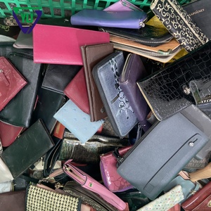 Commercio all'ingrosso di seconda mano borsa a portafoglio con cerniera a mano tasca mista per le donne tasca a mano per le donne uso borse usato parsimonioso - Product Image 5