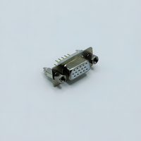 Conector D-Sub hembra de doble fila serie HDR 15P personalizado, conectores de nuevo diseño para equipos audiovisuales