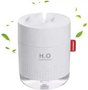 500Ml H2OหิมะMountain Miniแบบพกพารถความชื้นDiffuser Air Humidifierอัลตราโซนิกความชื้นรถDiffuserไม่มีน้ํา 12-18H