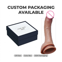 Juguete Sexual para Masturbación Femenina, Dildo Manual de Silicona Líquida Suave con Sensación Realista de 18 cm, 100% Impermeable y Ecológico, Gelance