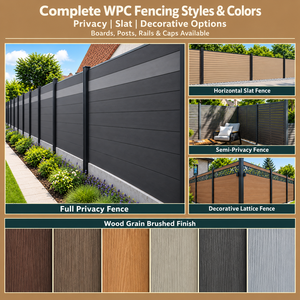 <span class=keywords><strong>Valla</strong></span> de <span class=keywords><strong>Madera</strong></span> y Plástico Compuesto (WPC) Resistente para Jardín, Paneles de <span class=keywords><strong>Valla</strong></span> para Hogar, Mejor que las Vallas de Vinilo PVC - Compre el Producto en Alibaba.com - Product Image 2