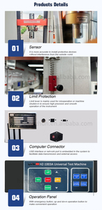 Lixian HZ-1003 Köpük Sıkıştırma Çekme Testi için Elektronik Üniversal Çekme <span class=keywords><strong>Test</strong></span> Cihazı Kanepe/Yatak/ Mobilya Kullanımı - Product Image 4