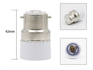 <span class=keywords><strong>B22</strong></span> à <span class=keywords><strong>E14</strong></span> Edison Vis Base <span class=keywords><strong>Adaptateur</strong></span> Convertisseur Support de Lampe pour Led Halogène - Product Image 2