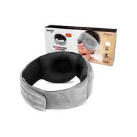 Masque oculaire chauffant au micro-ondes en tissu ultra-doux premium, chaleur humide 3D, doux, respirant et confortable