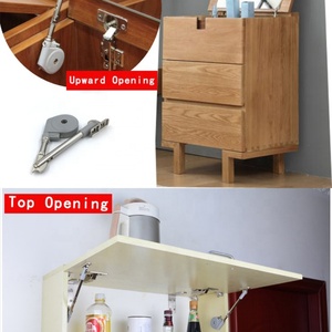 Support de levage hydraulique supérieur à ouverture ascendante avec bras de freinage et fermeture amortie pour boîte à jouets et armoire de cuisine - Product Image 6