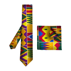 Cravatta con stampa africana - Product Image 5