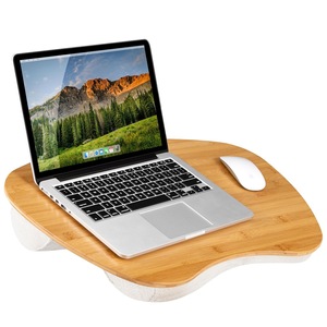 Support d'ordinateur portable portable en bois massif, couleur naturelle, pour utilisation sur table - Product Image 5